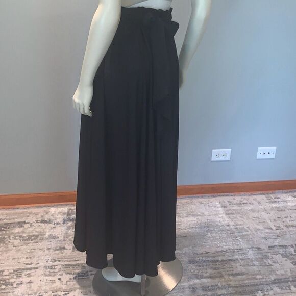 Vintage Black Maxi Skirt by Koret of California | Long Full Black Skirt | Label - Picture 8 of 15